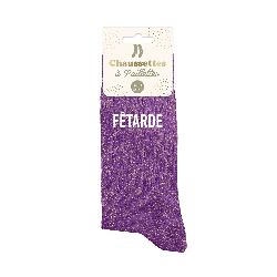 Chaussettes Paillettes Felizz - Taille Unique 36-42 - Coton, Polyester, Fil Métallique - Modèle Jolie Nana